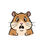 シュールでかわいいハムスターのスタンプ（個別スタンプ：20）