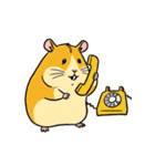 シュールでかわいいハムスターのスタンプ（個別スタンプ：24）