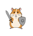 シュールでかわいいハムスターのスタンプ（個別スタンプ：27）