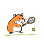 シュールでかわいいハムスターのスタンプ（個別スタンプ：28）
