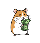 シュールでかわいいハムスターのスタンプ（個別スタンプ：31）
