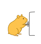 シュールでかわいいハムスターのスタンプ（個別スタンプ：32）