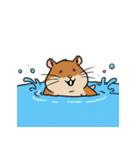 シュールでかわいいハムスターのスタンプ（個別スタンプ：35）