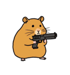 シュールでかわいいハムスターのスタンプ（個別スタンプ：36）