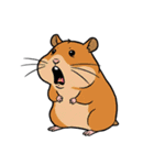 シュールでかわいいハムスターのスタンプ（個別スタンプ：38）