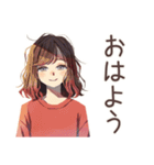 ちょうどいい女性の冬★ほっこり（個別スタンプ：2）