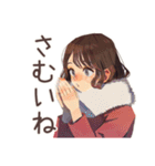 ちょうどいい女性の冬★ほっこり（個別スタンプ：4）