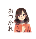 ちょうどいい女性の冬★ほっこり（個別スタンプ：10）