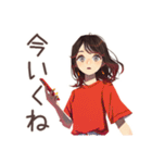 ちょうどいい女性の冬★ほっこり（個別スタンプ：11）