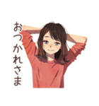 ちょうどいい女性の冬★ほっこり（個別スタンプ：13）