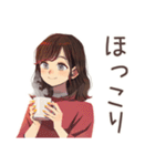 ちょうどいい女性の冬★ほっこり（個別スタンプ：39）