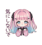 姫カットの地雷ちゃん♡病みかわ（個別スタンプ：10）