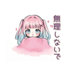 姫カットの地雷ちゃん♡病みかわ（個別スタンプ：13）