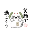 B＆Wの動くシーズー犬 2025 「雪うさぎ」（個別スタンプ：2）