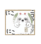 B＆Wの動くシーズー犬 2025 「雪うさぎ」（個別スタンプ：16）