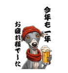 可愛いイタグレBIG年末年始（個別スタンプ：6）