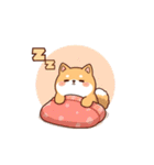 【冬に使える】もちふわ柴犬3！（個別スタンプ：15）