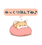 【冬に使える】もちふわ柴犬3！（個別スタンプ：18）