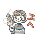 大人女子のゆるふわな日々 Vol.45【冬】（個別スタンプ：21）