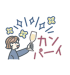 大人女子のゆるふわな日々 Vol.45【冬】（個別スタンプ：25）