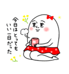 ムチムチの白い生き物19（個別スタンプ：40）