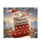 クリスマスお正月＊ぷっくりミルクティー（個別スタンプ：8）