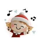 クリスマスお正月＊ぷっくりミルクティー（個別スタンプ：10）