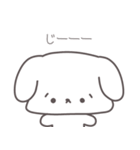 しょんぼり犬（個別スタンプ：6）