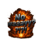 爆発文字！！（個別スタンプ：11）