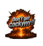 爆発文字！！（個別スタンプ：13）