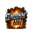 爆発文字！！（個別スタンプ：24）