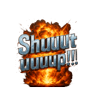 爆発文字！！（個別スタンプ：28）