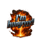 爆発文字！！（個別スタンプ：31）