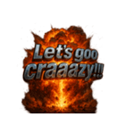 爆発文字！！（個別スタンプ：39）