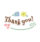 北欧風❤ほっこりスタンプ（個別スタンプ：3）