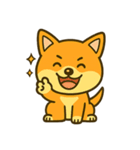 柴犬の感情スタンプ「ワンっと！喜怒哀楽」（個別スタンプ：2）
