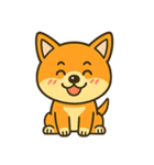 柴犬の感情スタンプ「ワンっと！喜怒哀楽」（個別スタンプ：3）