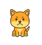 柴犬の感情スタンプ「ワンっと！喜怒哀楽」（個別スタンプ：6）