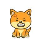 柴犬の感情スタンプ「ワンっと！喜怒哀楽」（個別スタンプ：9）