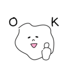 しろいふにゃスタンプ（個別スタンプ：2）