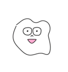 しろいふにゃスタンプ（個別スタンプ：17）