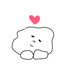 しろいふにゃスタンプ（個別スタンプ：34）