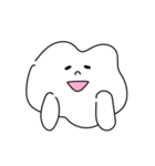 しろいふにゃスタンプ（個別スタンプ：40）