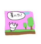 古いゲームのようなねこねーこ（個別スタンプ：12）