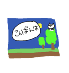 古いゲームのようなねこねーこ（個別スタンプ：16）