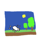 古いゲームのようなねこねーこ（個別スタンプ：20）