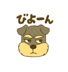ミニチュアシュナウザーの変顔スタンプ（個別スタンプ：26）