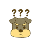 ミニチュアシュナウザーの変顔スタンプ（個別スタンプ：27）