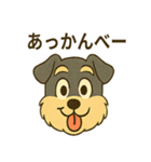 ミニチュアシュナウザーの変顔スタンプ（個別スタンプ：30）