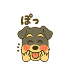 ミニチュアシュナウザーの変顔スタンプ（個別スタンプ：32）